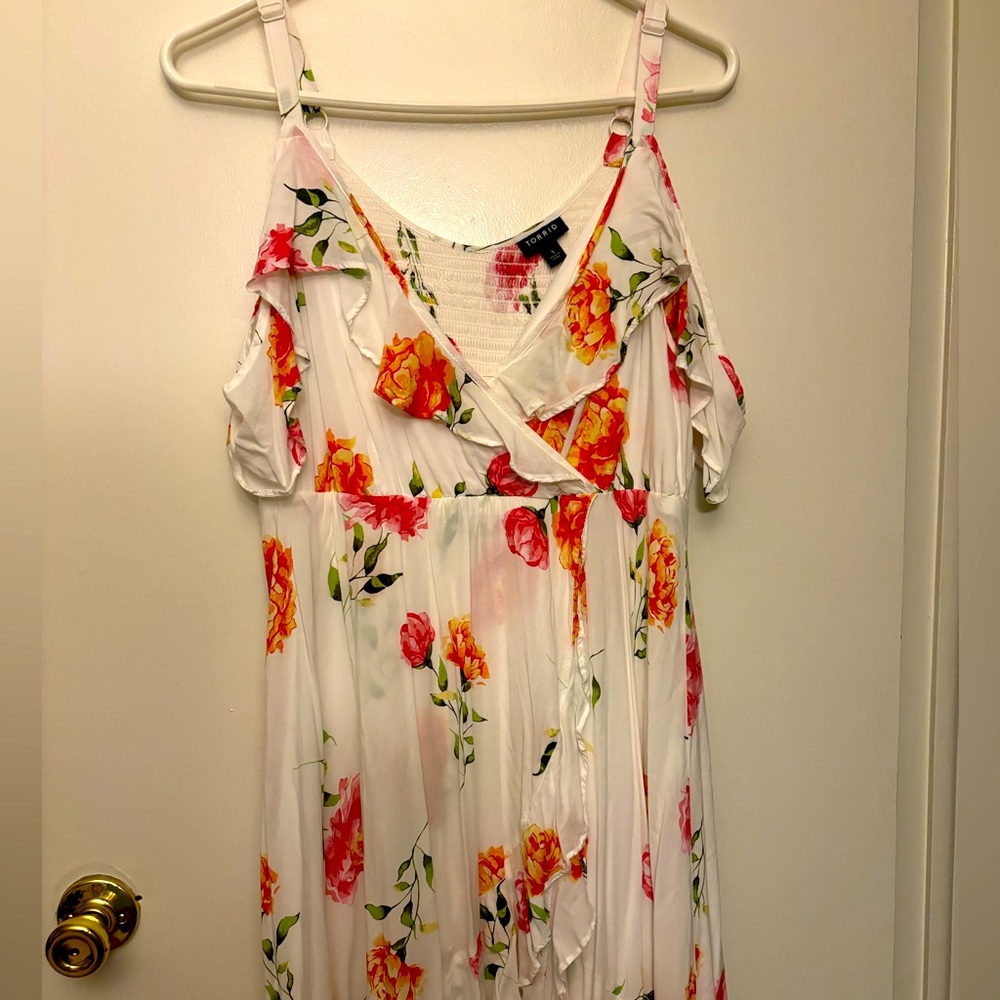 Torrid cold-shoulder dress, Size 1X